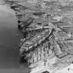 John Brown's Shipyard, Clydebank, Queen Mary under construction.  Oblique aerial photograph taken facing north.