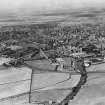 Paisley, general view, showing Clark and Co. Anchor Mills Thread Works and Lonend.  Oblique aerial photograph taken facing west.