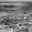 Smith and Wellstood Ltd. Columbian Stove Works, Bonnybridge.  Oblique aerial photograph taken facing south.