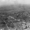 Glasgow, general view, showing Glasgow Green and Central Station.  Oblique aerial photograph taken facing north.