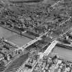 Glasgow, general view, showing George the Fifth and Glasgow Bridges and South Portland Street.  Oblique aerial photograph taken facing south.
