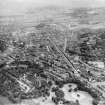 Paisley, general view, showing John Neilson Institution and Ferguslie Gardens.  Oblique aerial photograph taken facing east.