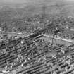 Glasgow, general view, showing Glasgow Bridge and Central Station.  Oblique aerial photograph taken facing north.