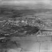 Airdrie, general view, showing Cairnhill Road and Wellwynd.  Oblique aerial photograph taken facing north.