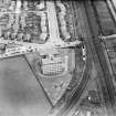 Jenners Furniture Repository, Murrayfield, Edinburgh.  Oblique aerial photograph taken facing east.