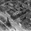 Jenners, Princes Street and Scott Monument, Edinburgh.  Oblique aerial photograph taken facing west.