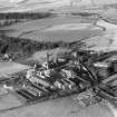 JA Weir Ltd. Kilbagie Mill, Kilbagie.  Oblique aerial photograph taken facing north.