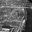 Glasgow, general view, showing Harland and Wolff Diesel Engine Works, 181 Lancefield Street and George the Fifth Bridge.  Oblique aerial photograph taken facing east.  This image has been produced from a crop marked negative.