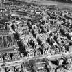 Perth, general view, showing Waverley Hotel, York Place and Caledonian Road.  Oblique aerial photograph taken facing north.  This image has been produced from a crop marked negative.