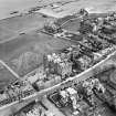 St Andrews, general view, showing Rusack's Hotel, Pilmour Links and Royal and Ancient Golf Club, Golf Place.  Oblique aerial photograph taken facing east.