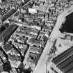 Aberdeen, general view, showing Waverley Hotel, Guild Street and Market Street.  Oblique aerial photograph taken facing north-east.