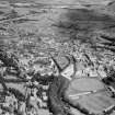 Hawick, general view, showing Buccleuch Park and Langlands Road.  Oblique aerial photograph taken facing east.