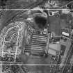Stewarts and Lloyds Ltd. Imperial Tube Works, Coatbridge.  Oblique aerial photograph taken facing south-west.  This image has been produced from a crop marked negative.