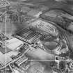 Stewarts and Lloyds Ltd. Imperial Tube Works, Coatbridge.  Oblique aerial photograph taken facing east.  This image has been produced from a crop marked negative.