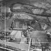 Stewarts and Lloyds Ltd. Imperial Tube Works, Coatbridge.  Oblique aerial photograph taken facing south.  This image has been produced from a crop marked negative.