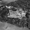 Castle Wemyss, Wemyss Bay.  Oblique aerial photograph taken facing east.  This image has been produced from a crop marked negative.