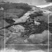 Kiloran, general view, showing Colonsay House and Beinn an Sgoltaire.  Oblique aerial photograph taken facing north.  This image has been produced from a crop marked negative.