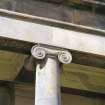 Former Wilson's Institute, detail of column capital on portico.