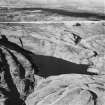 Greenside Reservoir, Kilpatrick Hills.  Oblique aerial photograph taken facing north-west.  This image has been produced from a crop marked negative.