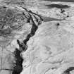 Greenside Reservoir and Loch Humphrey Burn, Kilpatrick Hills.  Oblique aerial photograph taken facing north-west.  This image has been produced from a damaged negative.
