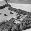 Earlshall, Leuchars.  Oblique aerial photograph taken facing north-west.