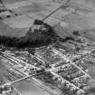 Dingwall, general view, showing Hector McDonald Memorial, Mitchell Hill and Free Church of Scotland, High Street.  Oblique aerial photograph taken facing south-west.