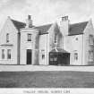 Copy of postcard of Vallay House, North Uist, published by Nimmo - Leith, Edinburgh.