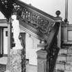 Kinross House, interior.
View of staircase with carved balustrade.
