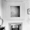 Kinross House, interior.
View of fireplace in small drawing-room.