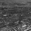 Edinburgh, general view, showing Haymarket Station and Dean Gardens.  Oblique aerial photograph taken facing north.  This image has been produced from a print.