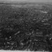 Dundee, general view, showing City Churches, Nethergate and Murraygate.  Oblique aerial photograph taken facing north-east.  This image has been produced from a print.