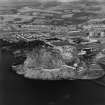 Dumbarton Rock.  Oblique aerial photograph taken facing north-east.  This image has been produced from a print.