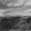 Meallan nan Uan, Strathconon Forest.  Oblique aerial photograph taken facing north-west.  This image has been produced from a print.