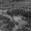 Craigflower School, Low Causeway, Torryburn.  Oblique aerial photograph taken facing north.  This image has been produced from a crop marked print.