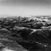 Cheviot Hills, general view, showing Woden Law and Langside Law.  Oblique aerial photograph taken facing east.  This image has been produced from a print.