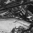 T and H Smith Ltd. Blandfield Chemical Works, Wheatfield Road, Edinburgh.  Oblique aerial photograph taken facing north-east.  This image has been produced from a print.