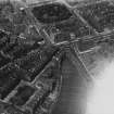 Edinburgh, general view, showing Caledonian Station and Charlotte Square.  Oblique aerial photograph taken facing north.  This image has been produced from a print.