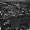 Lockerbie, general view, showing Banks Hill and Victoria Park.  Oblique aerial photograph taken facing north.  This image has been produced from a print.