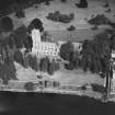 Dunkeld Cathedral.  Oblique aerial photograph taken facing north.  This image has been produced from a print.