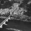 Dunkeld, general view, showing Bridge Street and Boat Road.  Oblique aerial photograph taken facing north.  This image has been produced from a print.