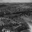Dundee, general view, showing Arbroath Road and Baxter Park.  Oblique aerial photograph taken facing west.  This image has been produced from a print.