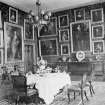 Copy of historic photograph of dining room.