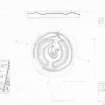 400 dpi scan of DC44515 RCAHMS plan of stone circle