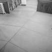 Interior. Concrete floor. Detail.