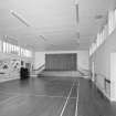 Interior. Hall looking towards the stage
