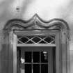 Detail of front door pediment.