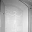Interior. First Floor Recreation Hall, detail of plasterwork