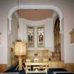 Interior. View of chancel from SW
