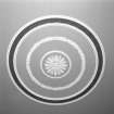 Interior. Detail of ceiling rose