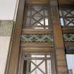 Interior. Detail of entrance hall glazed screen